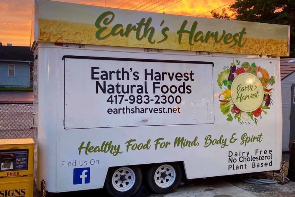 Earth's Harvest has operated in Route 66 Food Truck Park since March 2020.